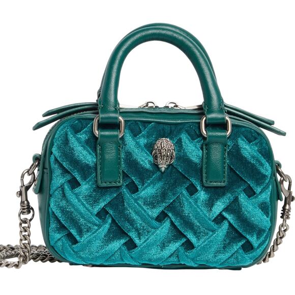 Kurt Geiger London Extra Small Kensington Velvet Duffle Bag NWT - Picture 1 of 6